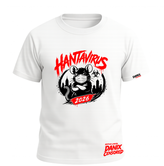 T-shirt “HANTAVIRUS” – Streetwear Biohazard Edition